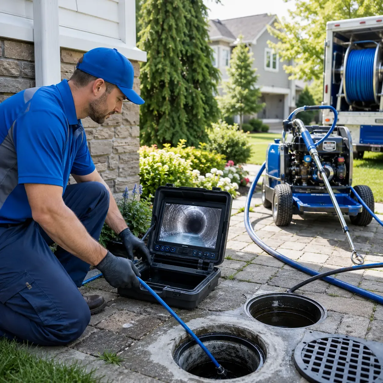 Outdoor drain cleaning professionals serving Wilsonville, IL