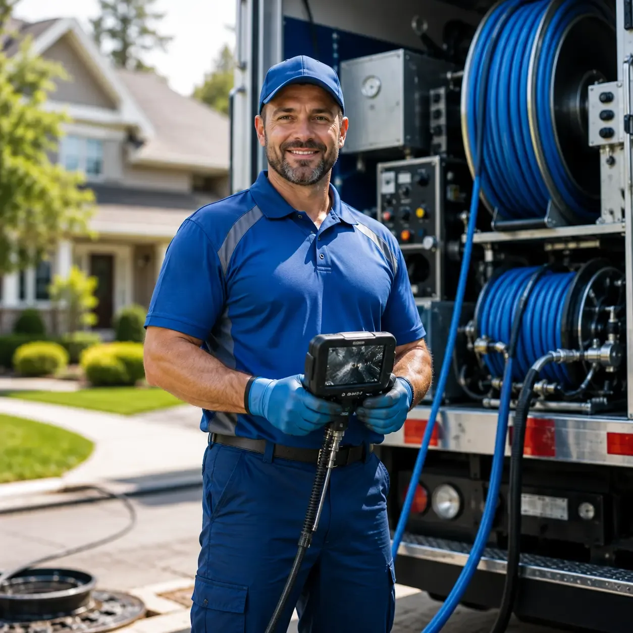 Local outdoor drain cleaning specialists in Wilsonville, IL
